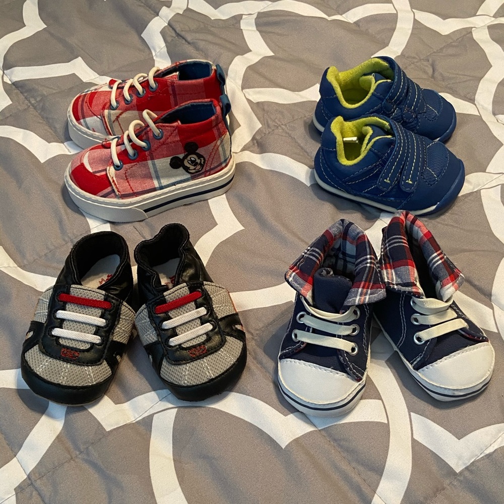 4 Pairs of Infant Shoe Bundle